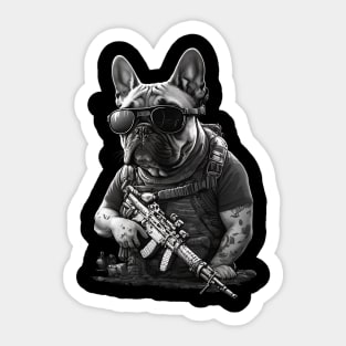 Tactical Frenchie Sticker